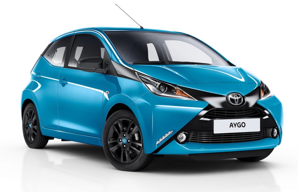 second hand cars for sale toyota-aygo-bleu-cyan-2015