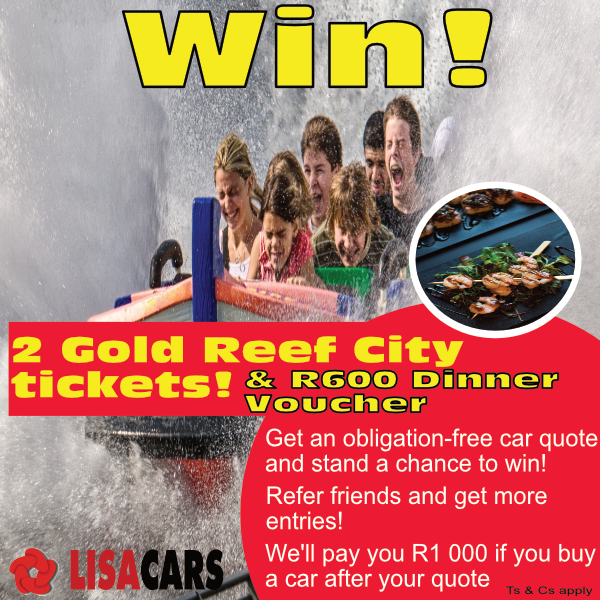 Gold Reef City tickets LisaCars